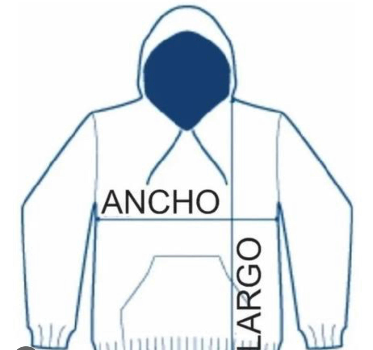 Sudadera con gorro inicial mini